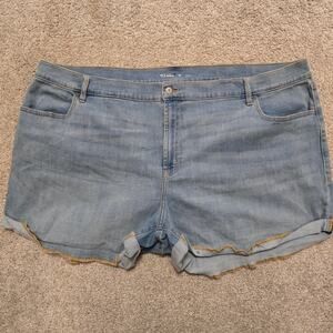 NWT Old Navy Women's Denim Casual Outdoor Midrise Shorts Light blue Size 26